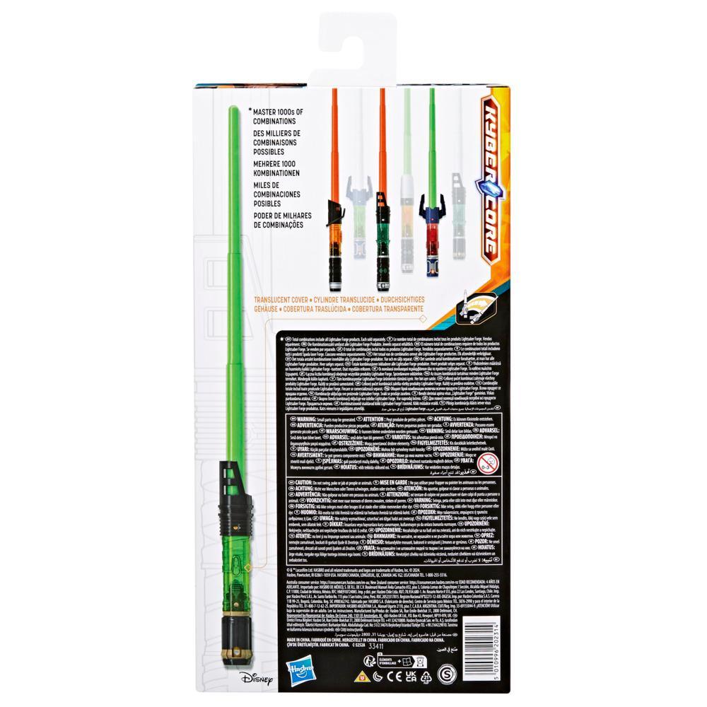 Star Wars Lightsaber Forge Kyber Core Luke Skywalker Green Customizable Lightsaber - Image 3