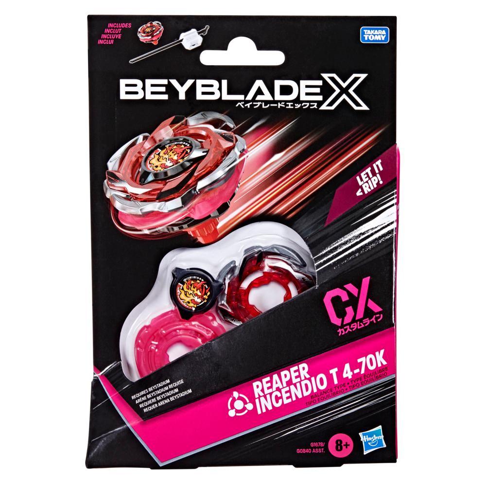 Beyblade X Reaper Incendio T 4-70K CX Starter Pack Top and Launcher