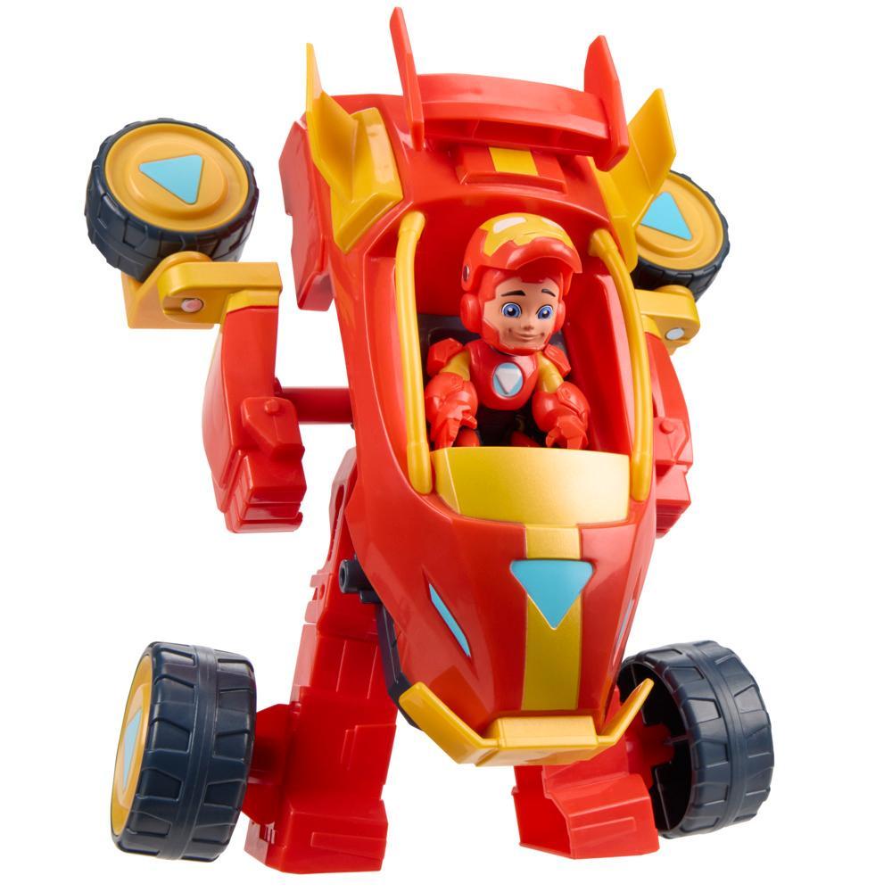 Marvel Iron Man and his Awesome Friends 2-In-1 Mech Suit Vehicle Set Ages 3 - Image 6