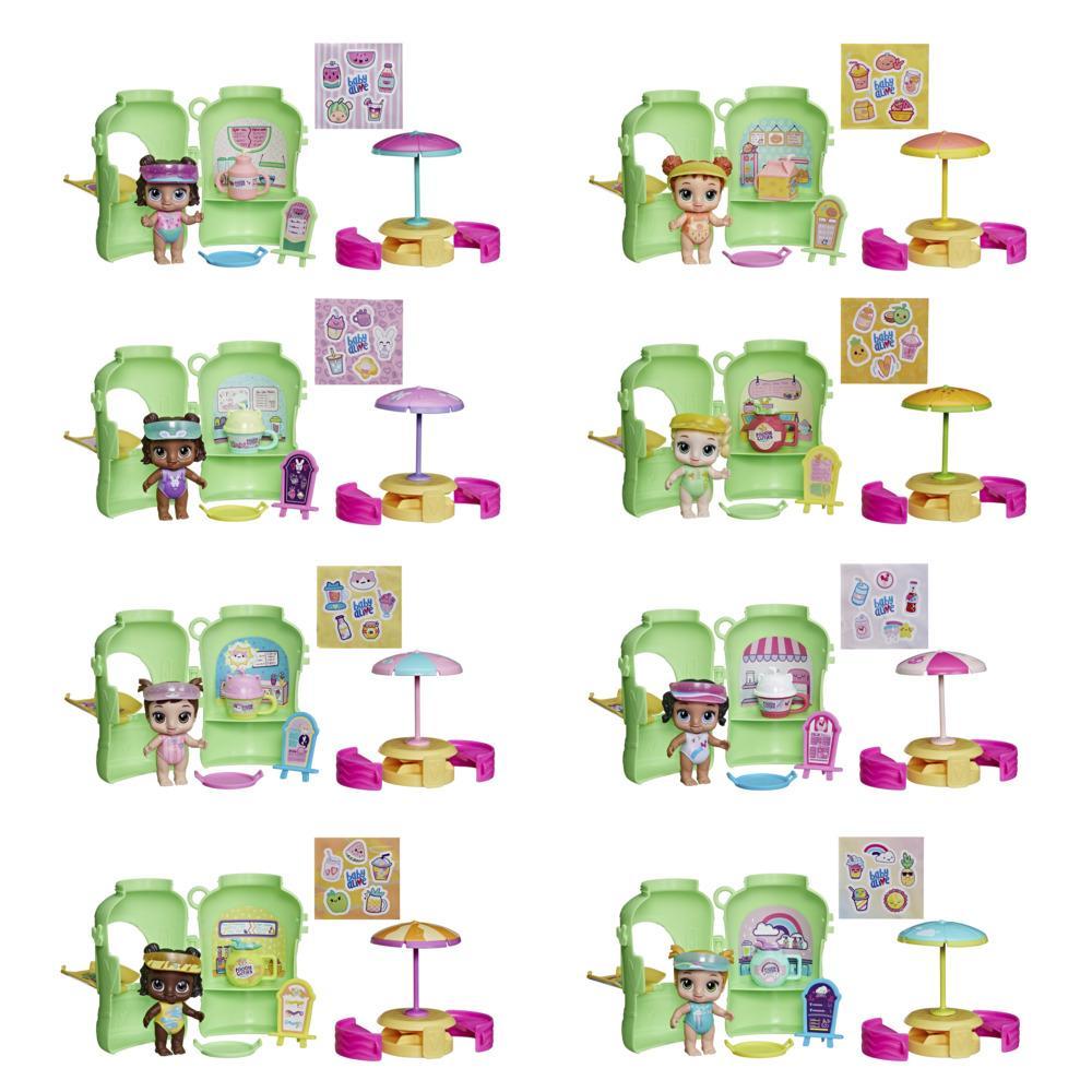 Baby Alive Foodie Cuties Bottle Sun Series 1 Surprise Toys Baby Doll Set with 7 Surprises - Image 4