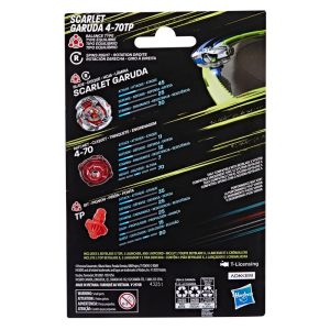 Beyblade X Scarlet Garuda 4-70TP BX Starter Pack Set with Balance Type Top  Launcher Ages 8