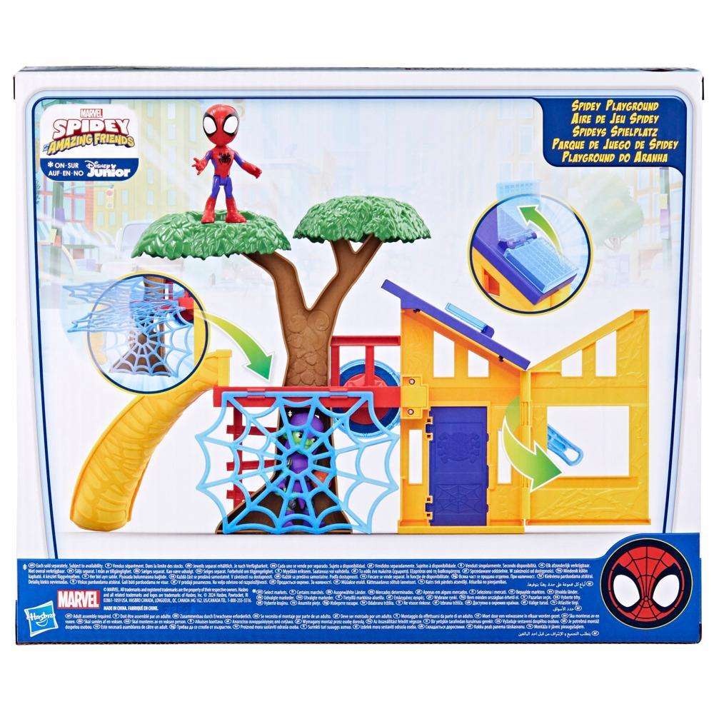 Marvel Spidey and His Amazing Friends Spidey Playground Playset with Spidey Action Figure - Image 8