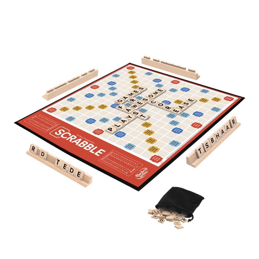 Scrabble Board Game Classic Word Game For Kids Ages 8 and Up Fun Family Game For 2-4 Players The Classic Crossword Game - Image 7