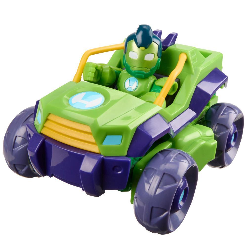 Marvel Iron Man and his Awesome Friends Iron Hulk 2-In-1 Mech Suit Vehicle Set Ages 3 - Image 5