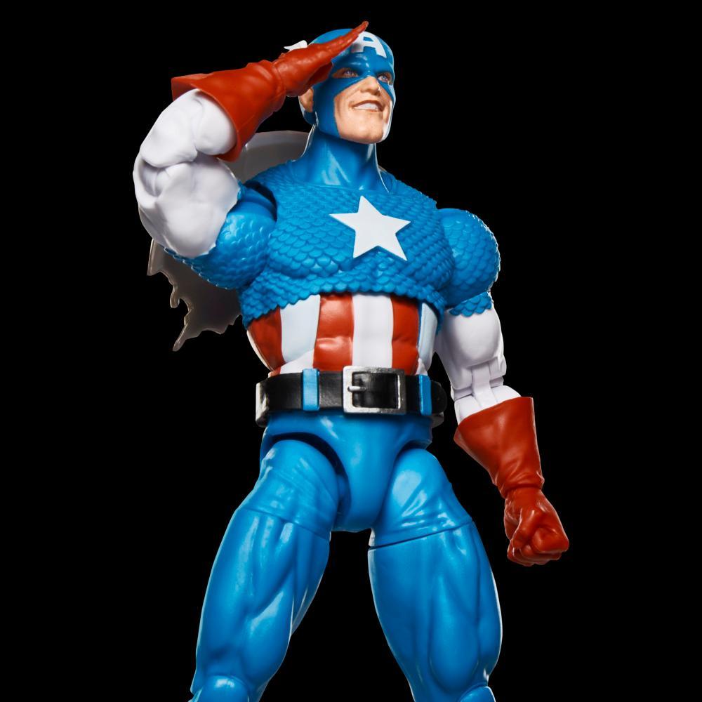 Marvel Legends Series Captain America Retro Marvel Comics Collectible Action Figure 6 - Image 11
