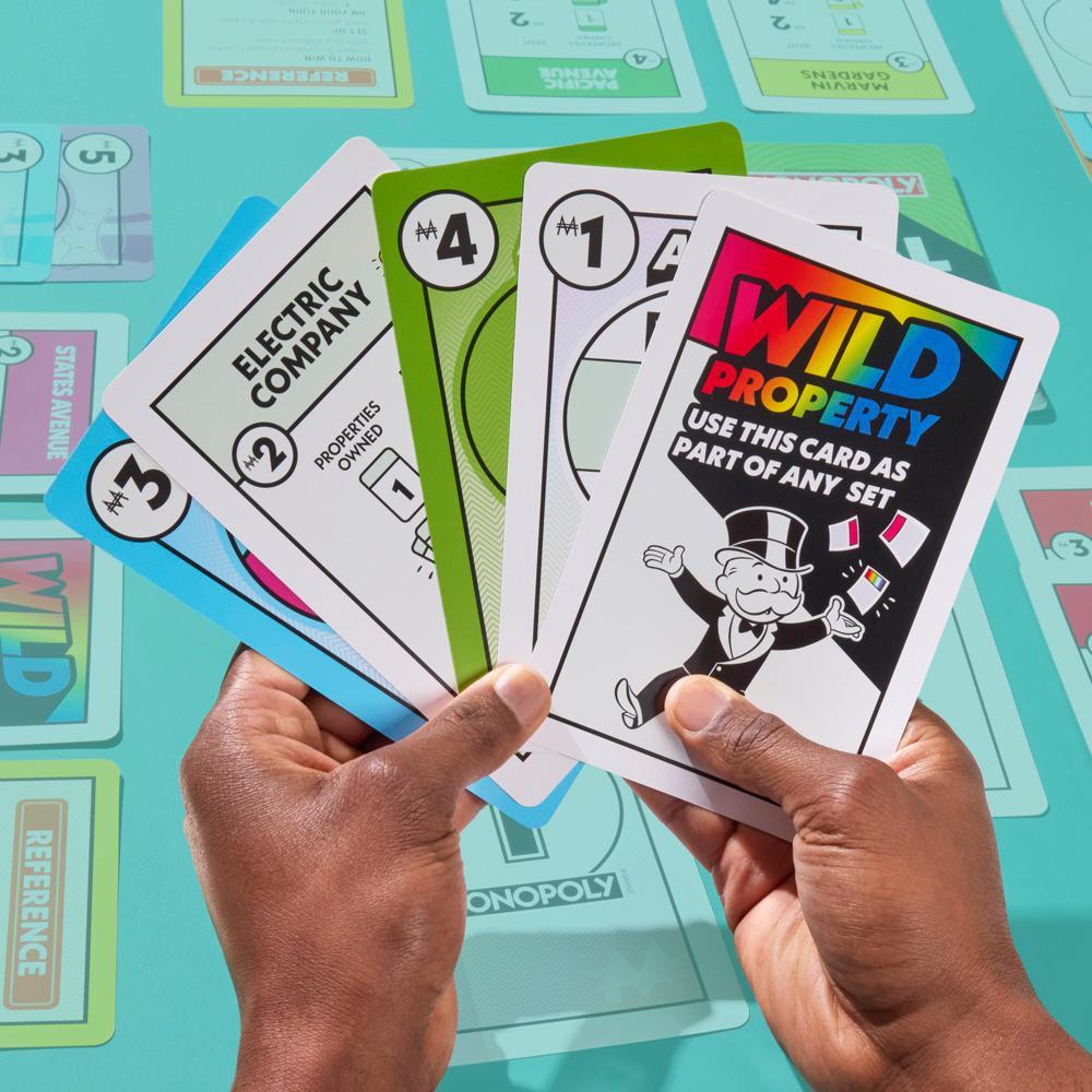 Monopoly Big Deal Card Game Oversized Giant Large Cards for Family Fun Ages 8 2 to 5 Players 15 Mins Travel Games for Kids and Adults - Image 2