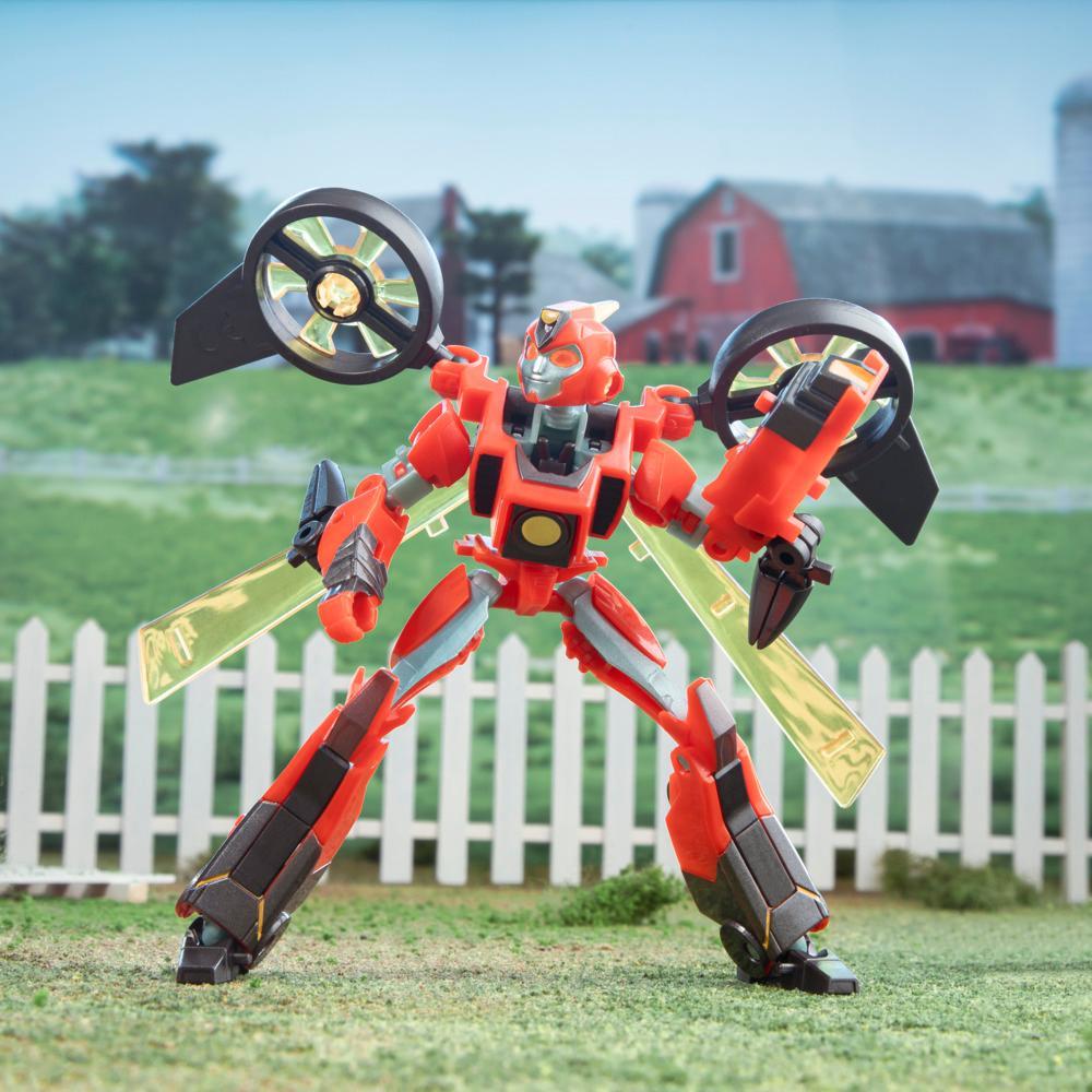 Transformers Toys EarthSpark Deluxe Class Terran Twitch Action Figure - Image 5