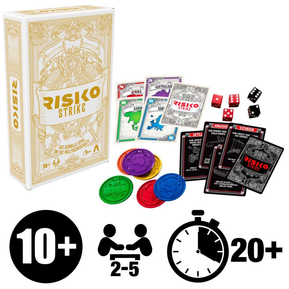 Risk Strike Cards and Dice Game Quick-Playing Strategy Card Game Ages 10 Family Games - Image 8