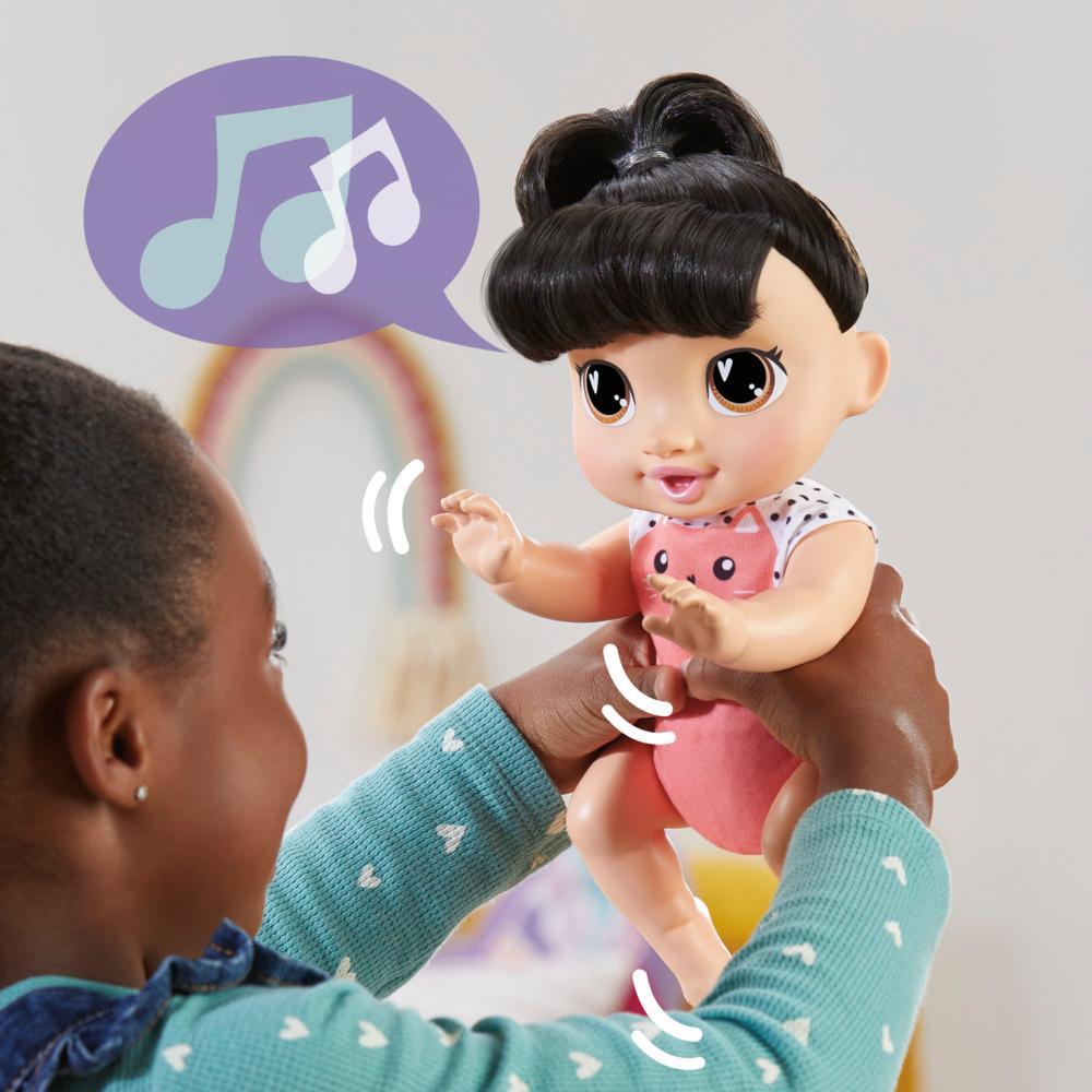 Baby Alive Crawl n Play Katie Kat Doll Black Hair Electronic Kids Toys for Girls Boys 3 - Image 5