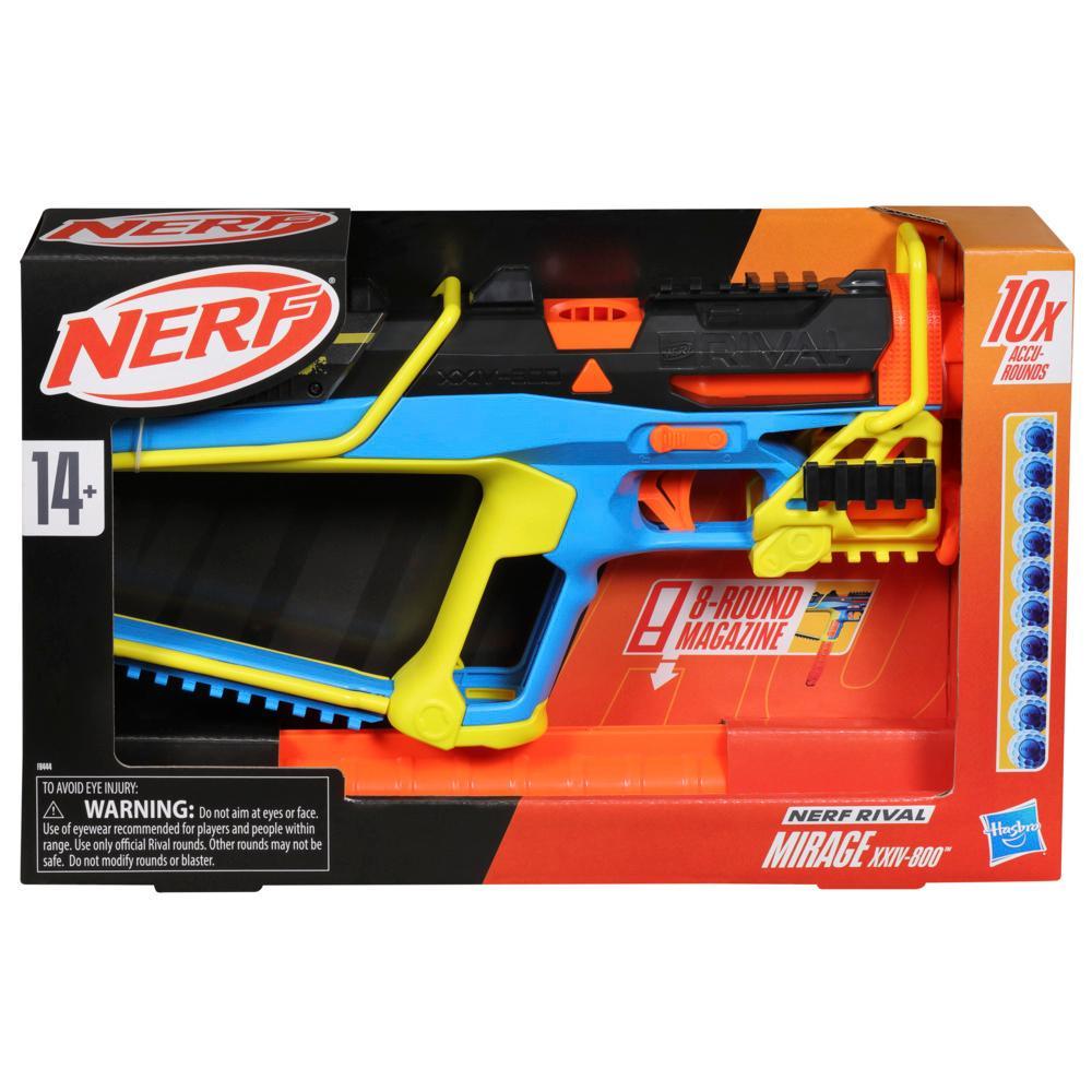 Nerf Rival Mirage XXIV-800 Blaster 10 Nerf Rival Accu-Rounds 8 Round External Magazine - Image 7