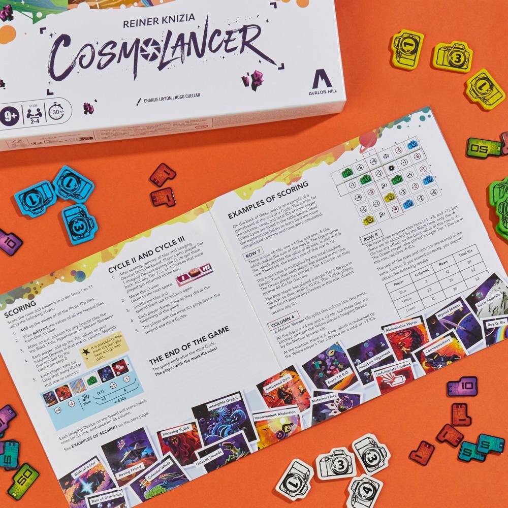 Cosmolancer Board Game A Strategy Game by Reiner Knizia Ages 9 and Up 2 to 4 Players 30 Mins Family Games for Kids Teens and Adults