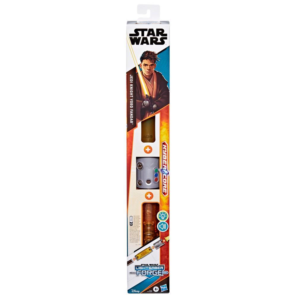 Star Wars Lightsaber Forge Kyber Core Jedi Knight Yord Fandar Customizable Electronic Lightsaber - Image 2