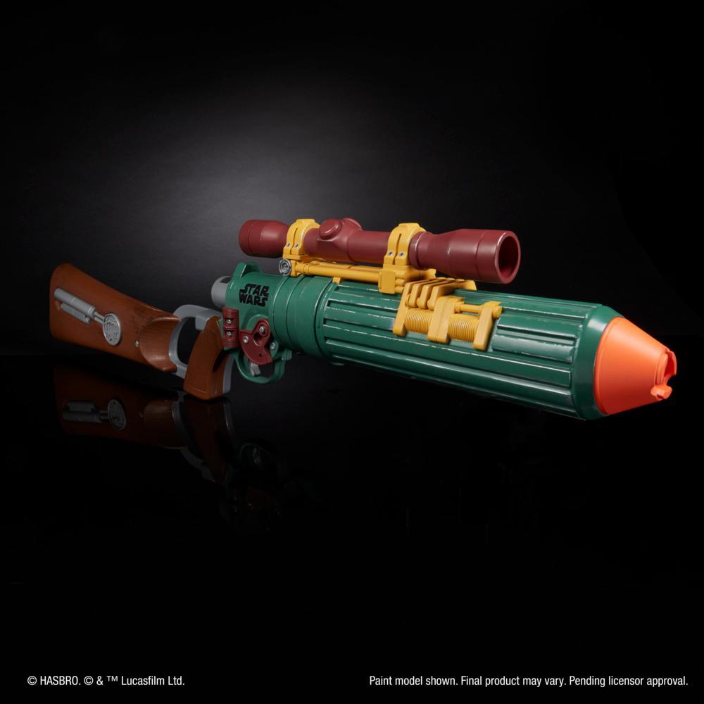 Nerf LMTD Star Wars Boba Fetts EE-3 Blaster The Book of Boba Fett Scope 3 Drums 12 Nerf Elite Darts - Image 5