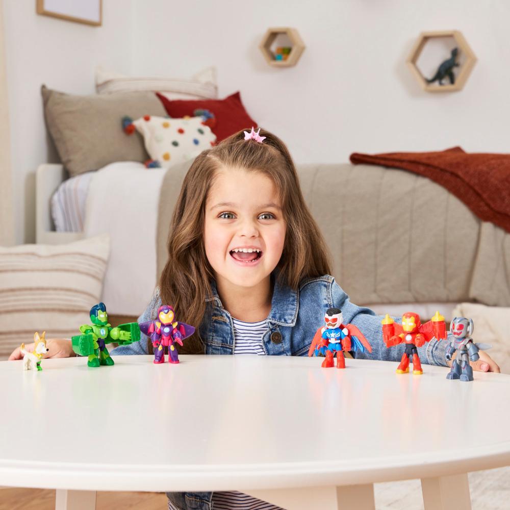 Marvel Iron Man and his Awesome Friends Armored-Up Avengers Pack Action Figure Set - Image 5