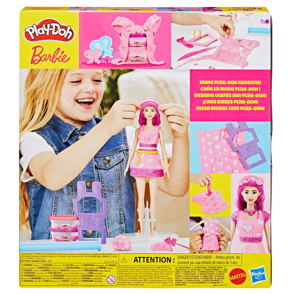 Play-Doh Barbie Hearts and Hair Doll Set - Image 8