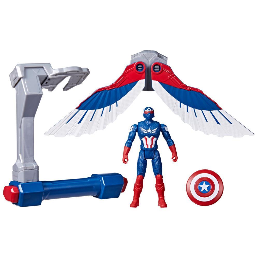 Marvel Epic Hero Series Captain America Brave New World Flight Control Figure - Image 6