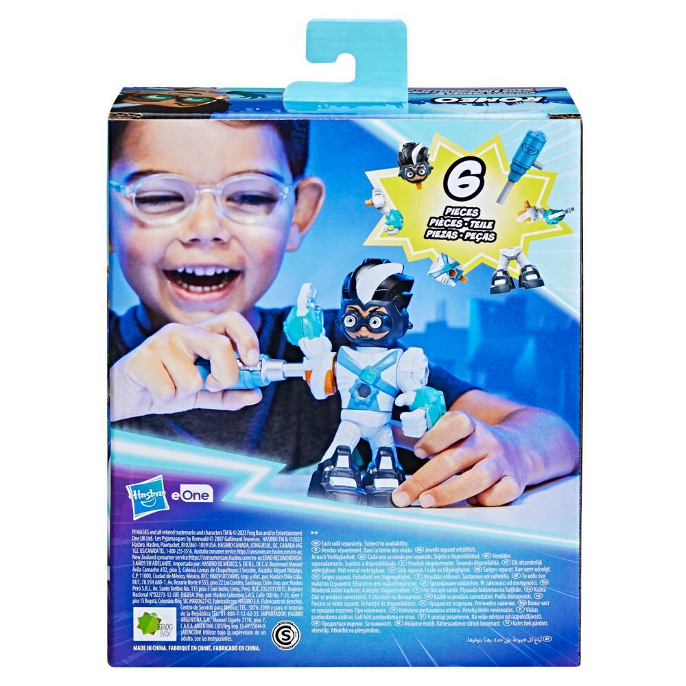 PJ Masks Power Heroes Buildable Heroes Romeo Preschool Toy for Boys and Girls - Image 2
