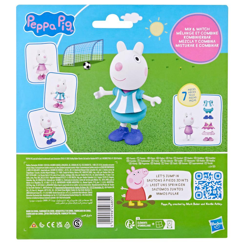 Peppa Pig Toys Suzy Sheep Dress-Up 6 Figure with 6 Fashion Accessories Preschool Toys 3