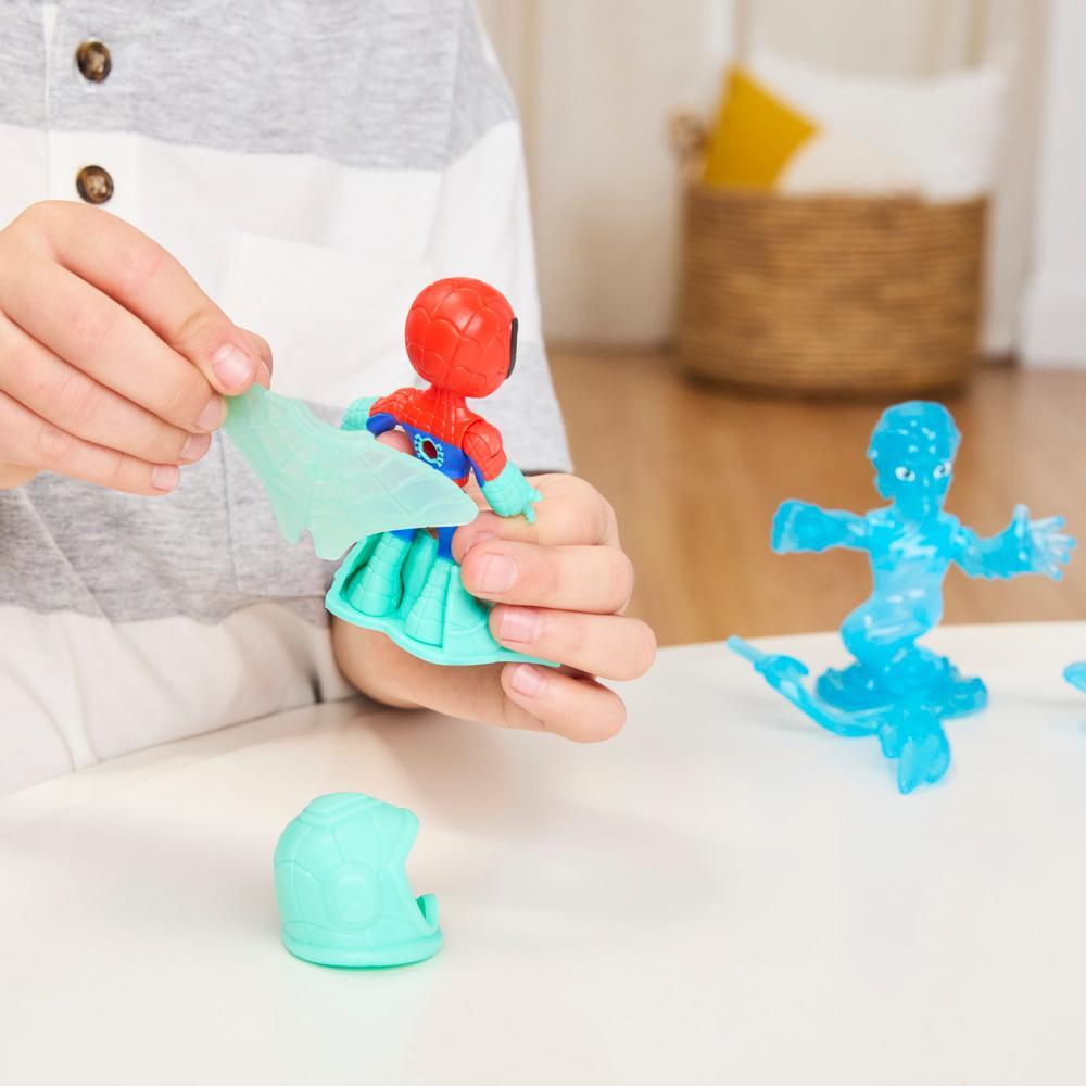 Marvel Spidey and his Amazing Friends Water-Webs Spidey Hydro-Man Toys - Image 3