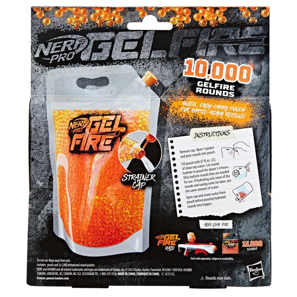 Nerf Pro Gelfire Reusable Ammo Pouch 10000 Dehydrated Gelfire Rounds Ages 14 Up - Image 8