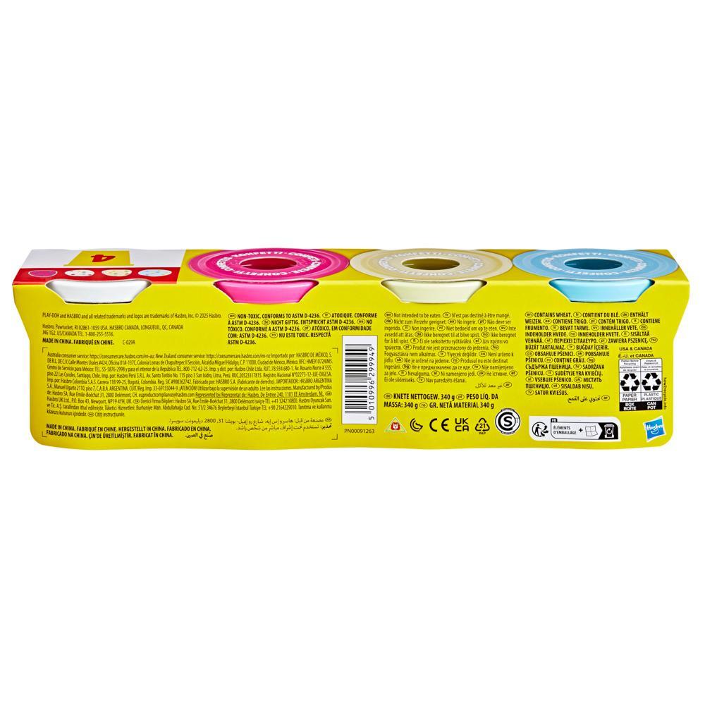 Play-Doh 4 Pack Confetti Compound - Image 8