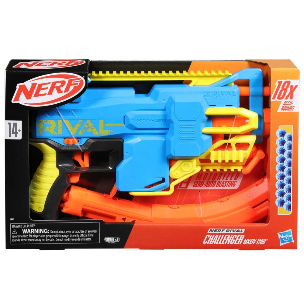 Nerf Rival Challenger MXXIV-1200 Motorized Blaster Curved 12 Round Magazine 18 Nerf Rival Accu-Rounds - Image 7
