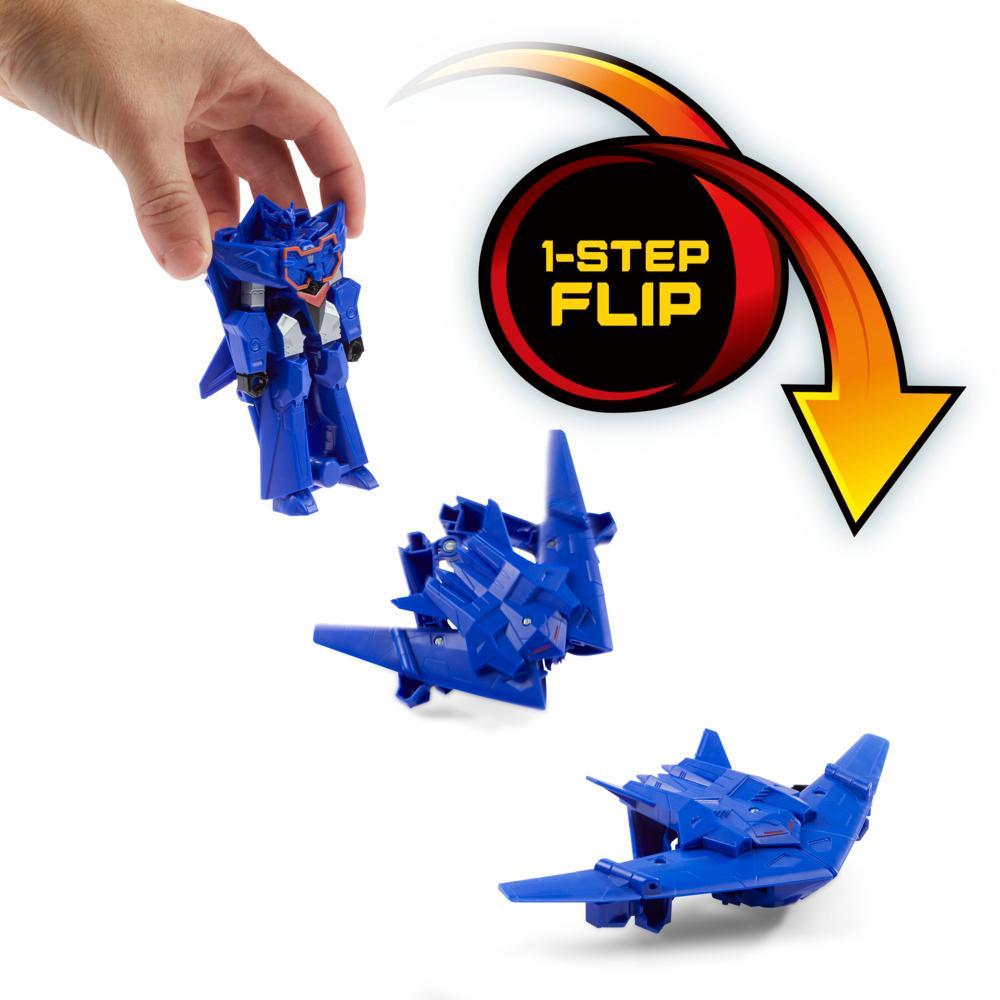 Transformers Toys EarthSpark 1-Step Flip Changer Soundwave Action Figure - Image 5