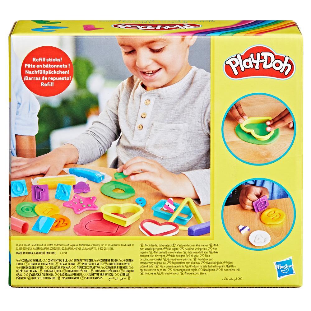 Play-Doh Numbers and Shapes Playset with 17 Tools Kids Arts and Crafts Toys 3 - Image 8