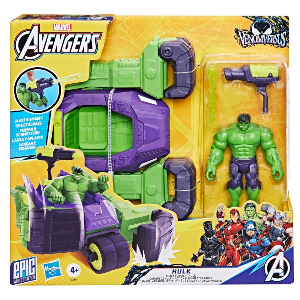 Marvel Avengers VenomVersus Epic World of Action Hulk Blast Smash Truck Figure Vehicle Set - Image 7