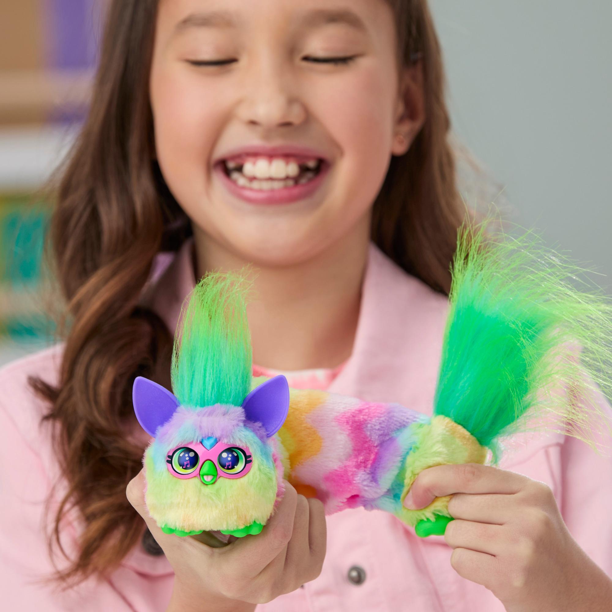 Furby DJ Furblets Can-Dee-Swirl Mini Electronic Plush Toy for Girls Boys 6 - Image 5