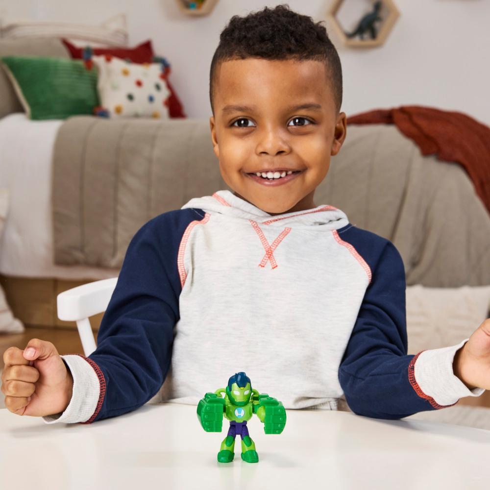 Marvel Iron Man and his Awesome Friends Iron Hulk Action Figure Toy with Accessory - Image 9