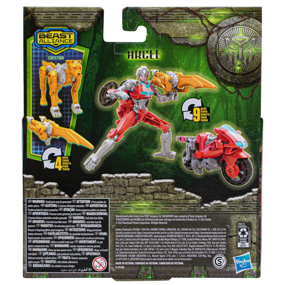 Transformers Rise of the Beasts Movie Beast Alliance Beast Weaponizers 2-Pack Arcee Toy 6 and Up 5-inch