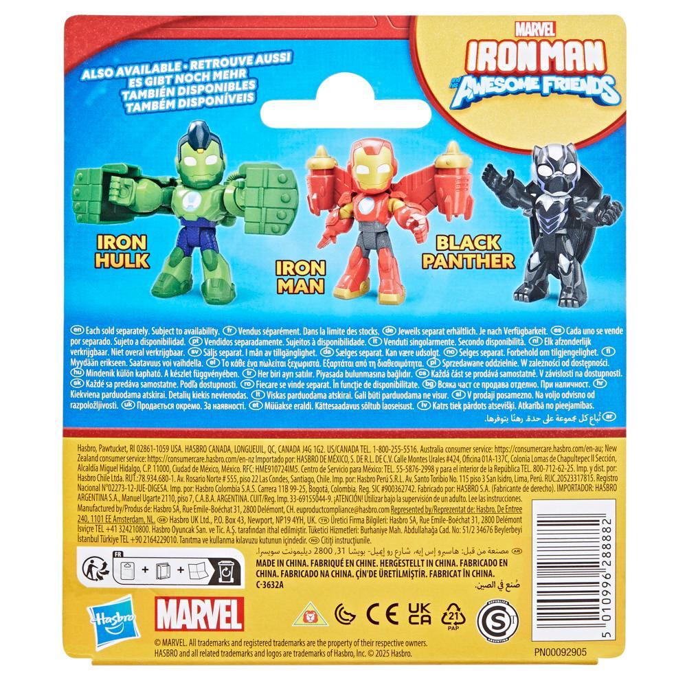 Marvel Iron Man and his Awesome Friends Iron Hulk Action Figure Toy with Accessory - Image 8