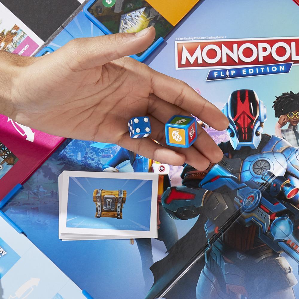 Monopoly Flip Edition Fortnite Board Game Monopoly Game Inspired by Fortnite Ages 13 - Image 3
