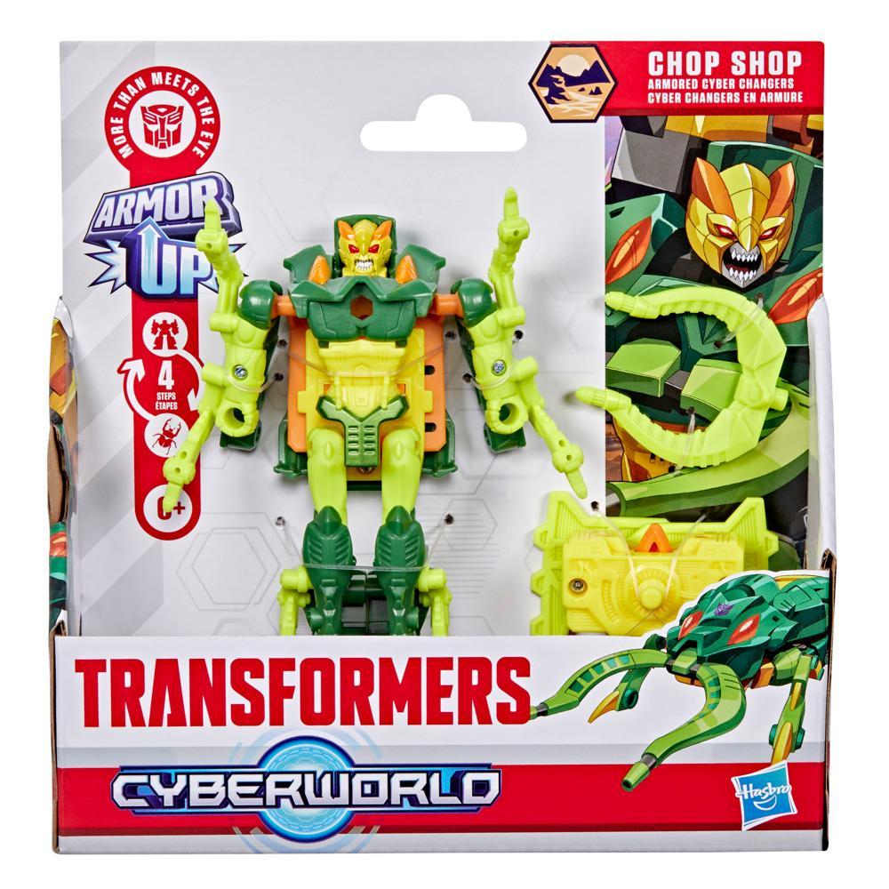 Transformers CYBERWORLD Armored Cyber Changers Chop Shop Action Figure - Image 7