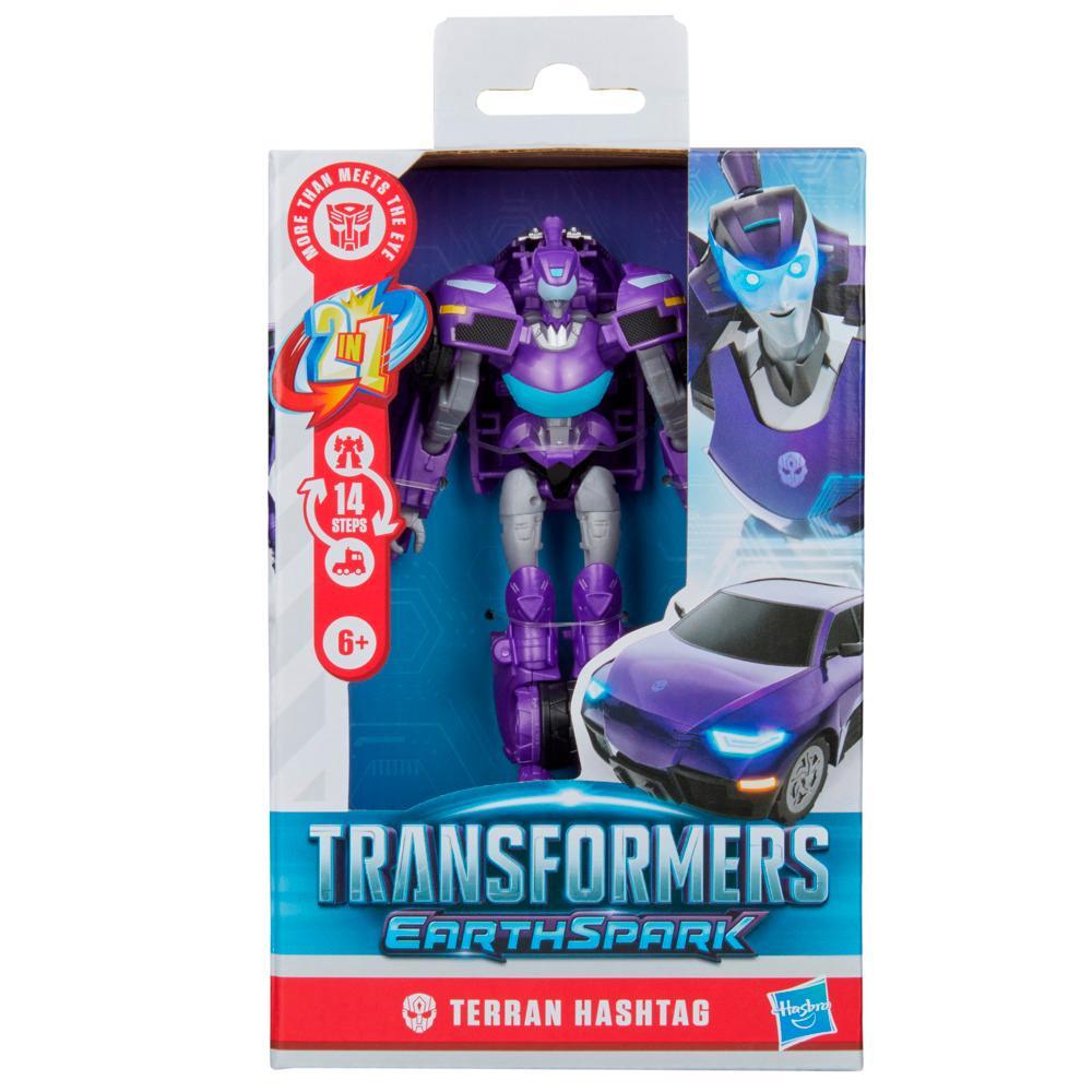 Transformers EarthSpark Deluxe Class Terran Hashtag Action Figure - Image 7