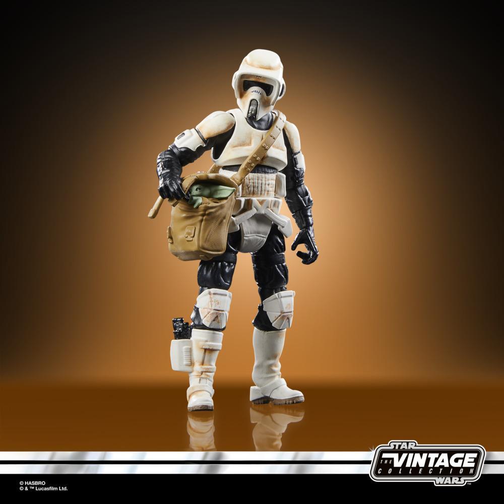 Star Wars The Vintage Collection Speeder Bike Scout Trooper Grogu Vehicle Action Figures 375 - Image 8