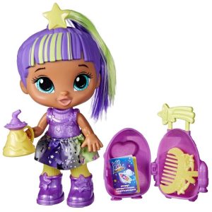 Baby Alive Star Besties Doll Lovely Luna 8-inch Space-Themed Baby Alive Doll Toy with Accessories for Kids 3 and Up