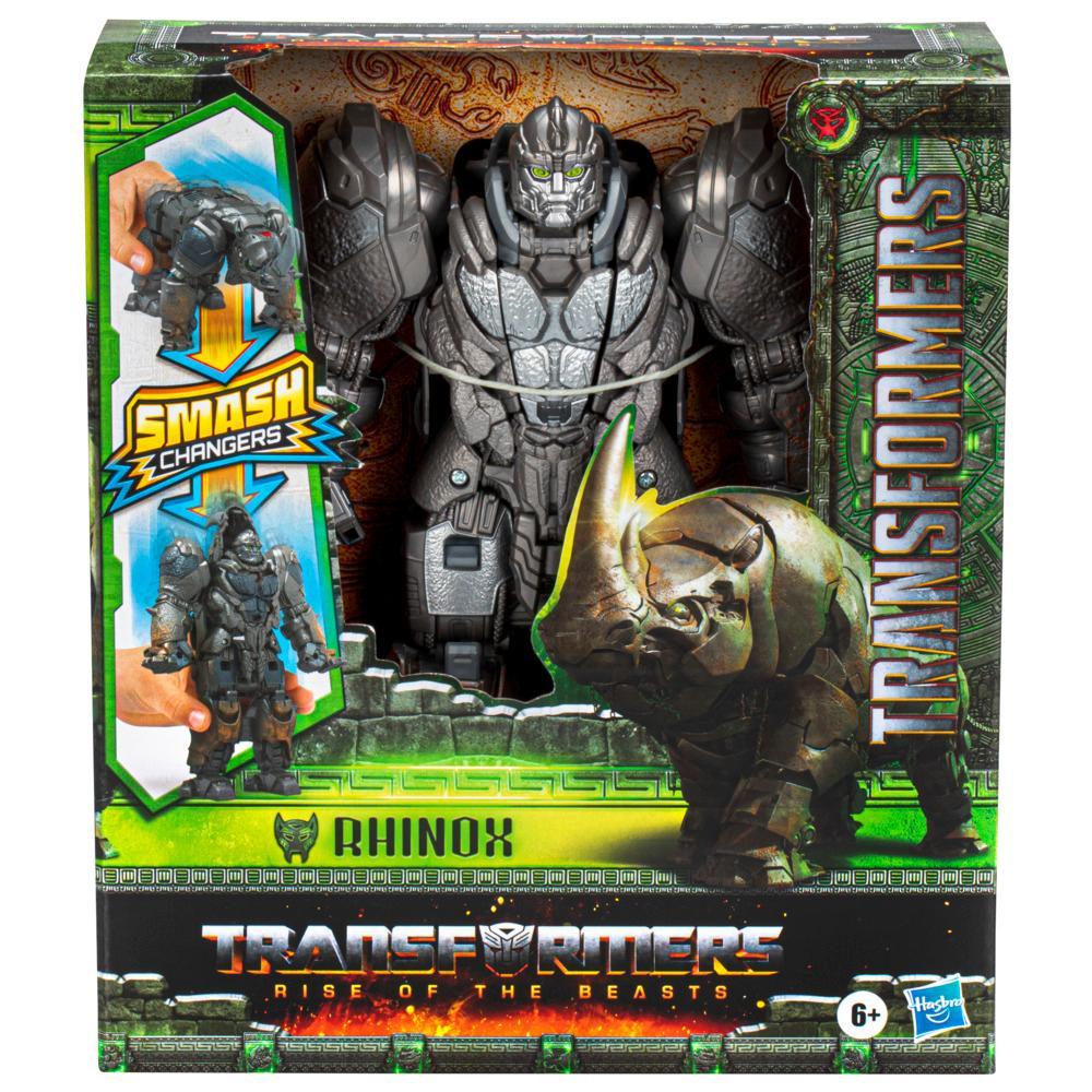 Transformers Toys Transformers Rise of the Beasts Movie Smash Changer Rhinox Action Figure - Ages 6 and up 9-inch - Image 7