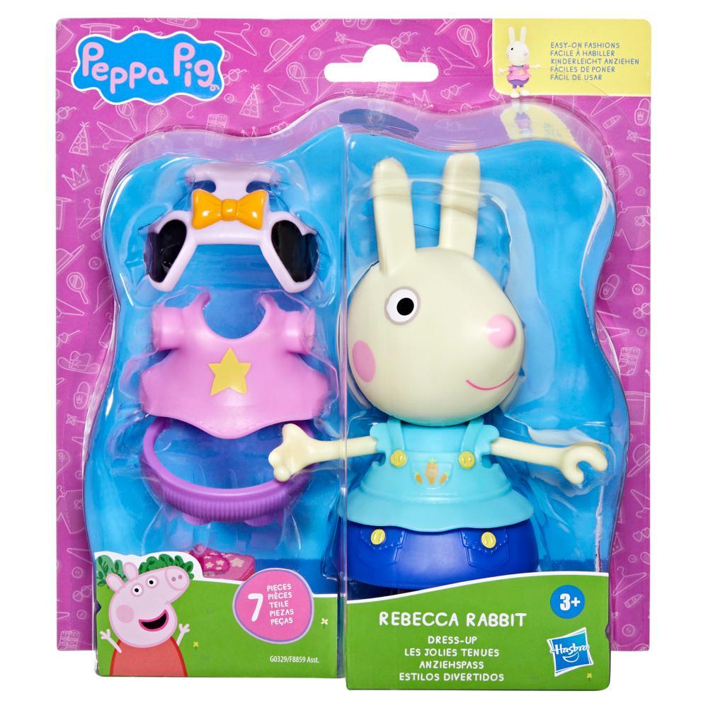 Peppa Pig Toys Rebecca Rabbit Dress-Up 6 Figure with 6 Fashion Accessories Preschool Toys 3 - Image 7