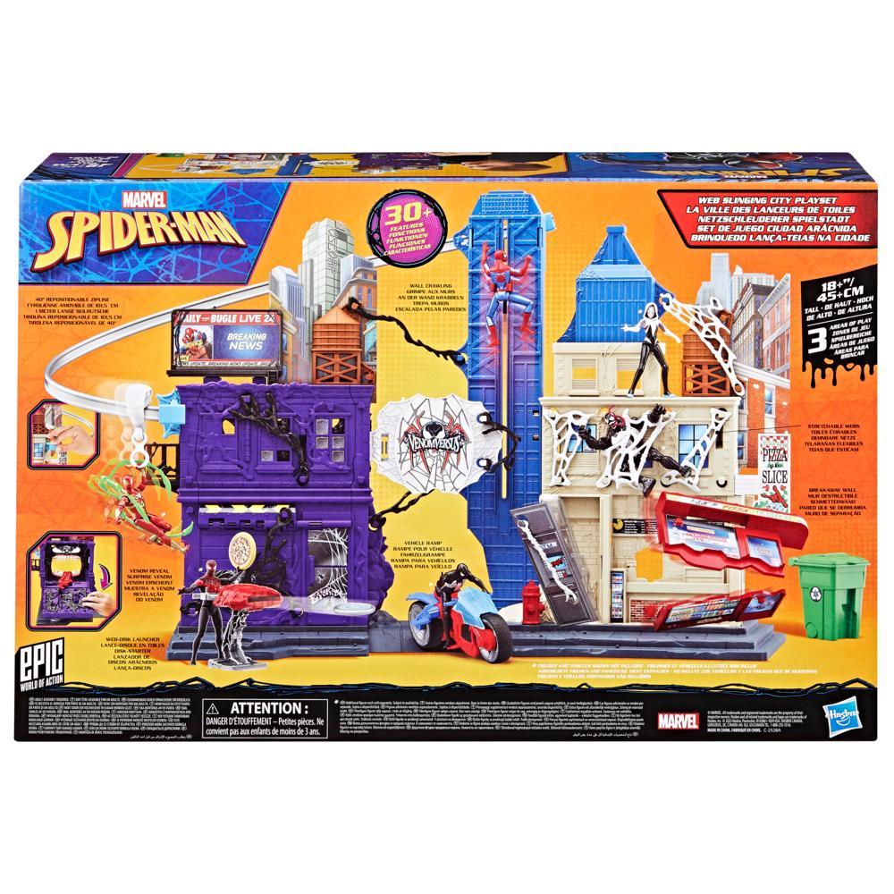 Marvel Spider-Man VenomVersus Web Slinging City Playset - Image 8
