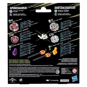 Beyblade X Jurassic World Collab Spinosaurus vs Quetzalcoatlus Multipack Set