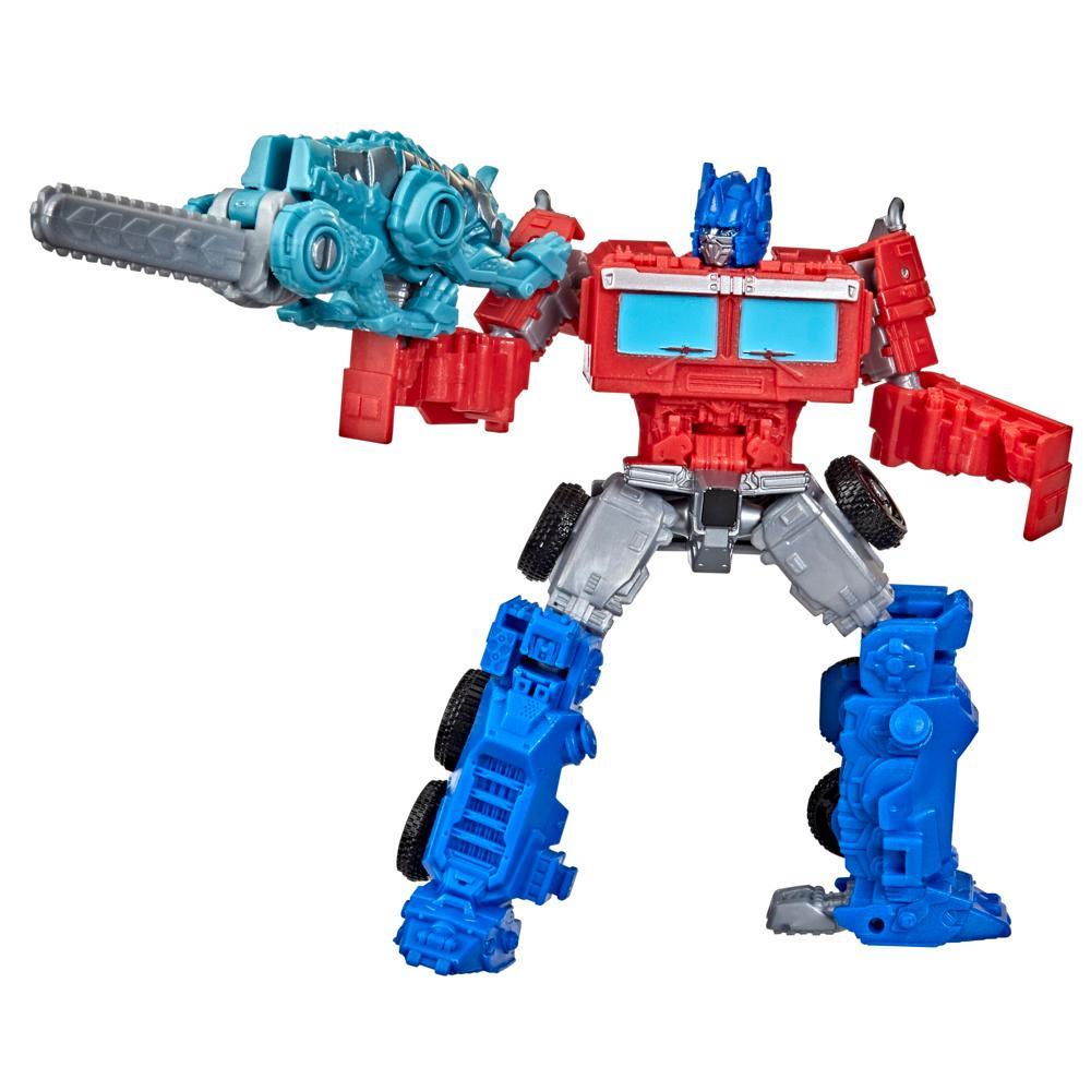 Transformers Rise of the Beasts Movie Beast Alliance Beast Weaponizers 2-Pack Optimus Prime Toy 6 and Up 5-inch - Image 6