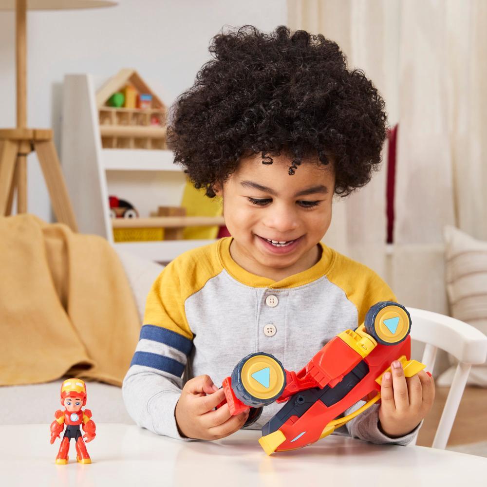 Marvel Iron Man and his Awesome Friends 2-In-1 Mech Suit Vehicle Set Ages 3 - Image 10