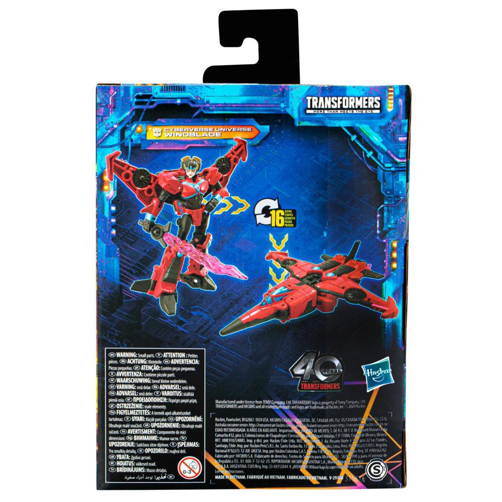 Transformers Legacy United Deluxe Cyberverse Universe Windblade 55 Action Figure 8 - Image 8