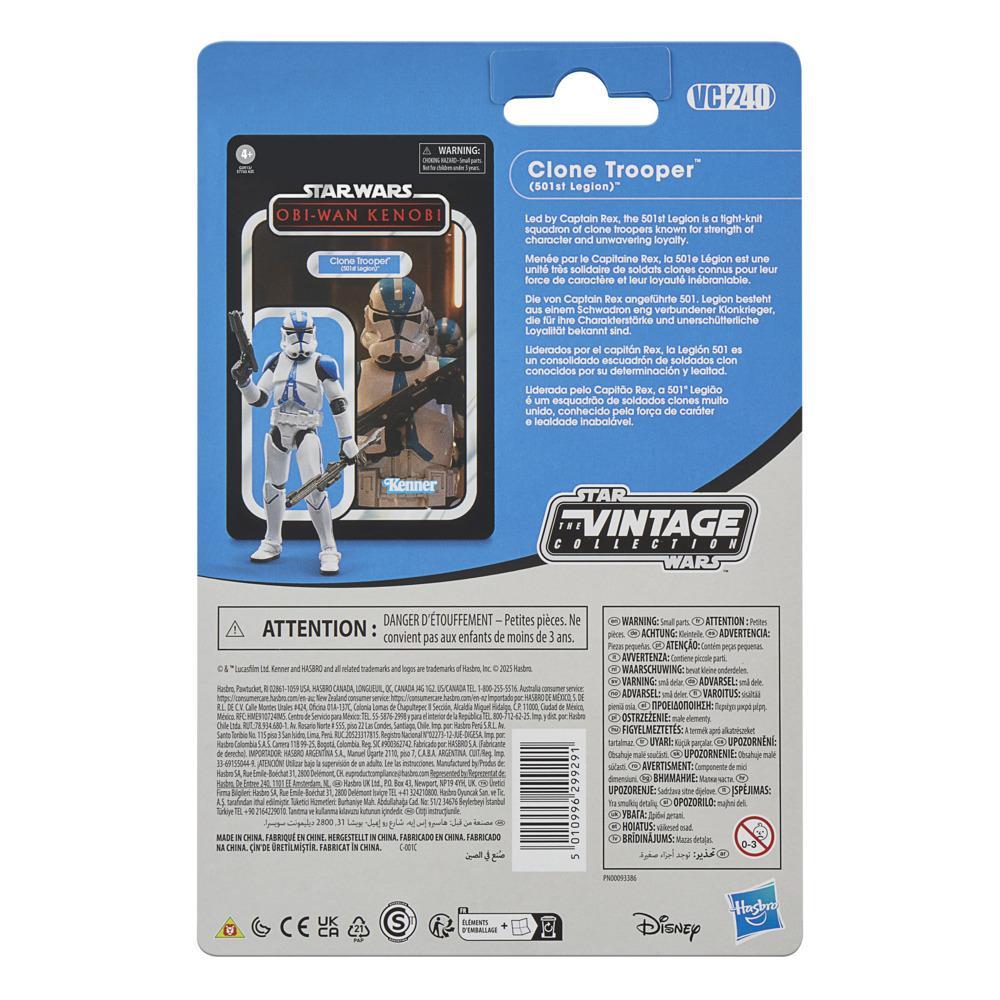 Star Wars The Vintage Collection Clone Trooper 501st Legion Action Figure 375 - Image 8