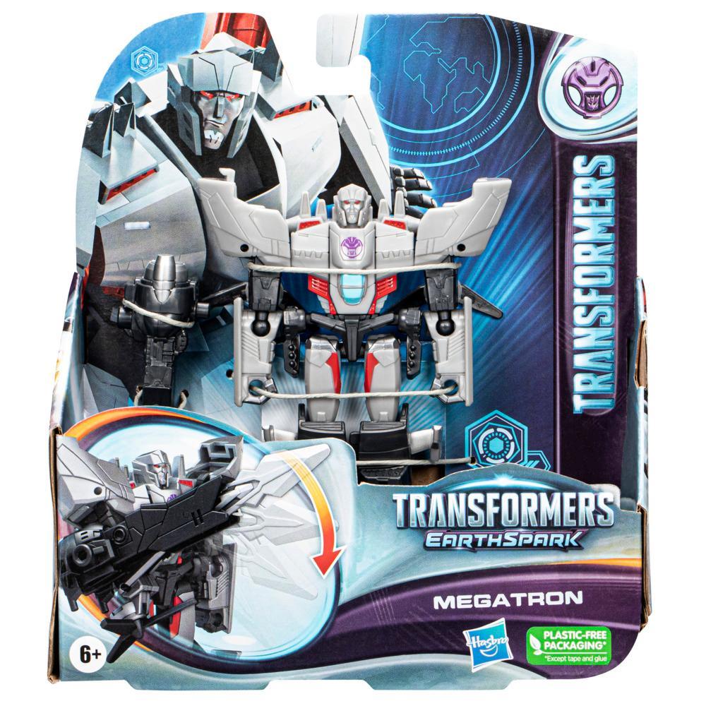 Transformers Toys EarthSpark Warrior Class Megatron Action Figure - Image 7