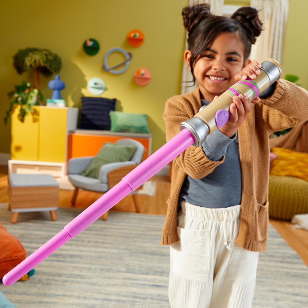 Star Wars Lys Solay Purple Extendable Lightsaber Star Wars Toys Preschool Toys - Image 4
