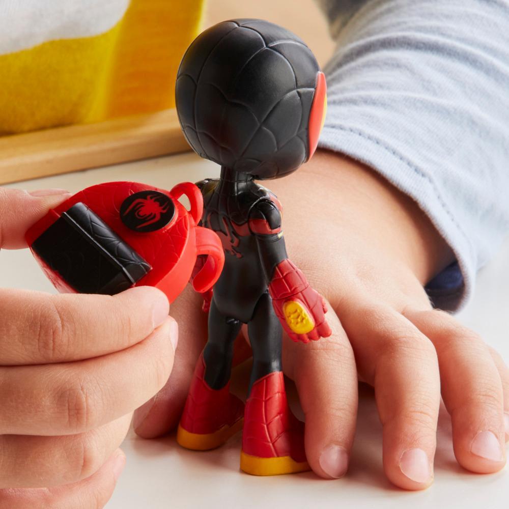 Marvel Spidey and His Amazing Friends Web-Spinners Miles Morales Spider-Man Figure - Image 5