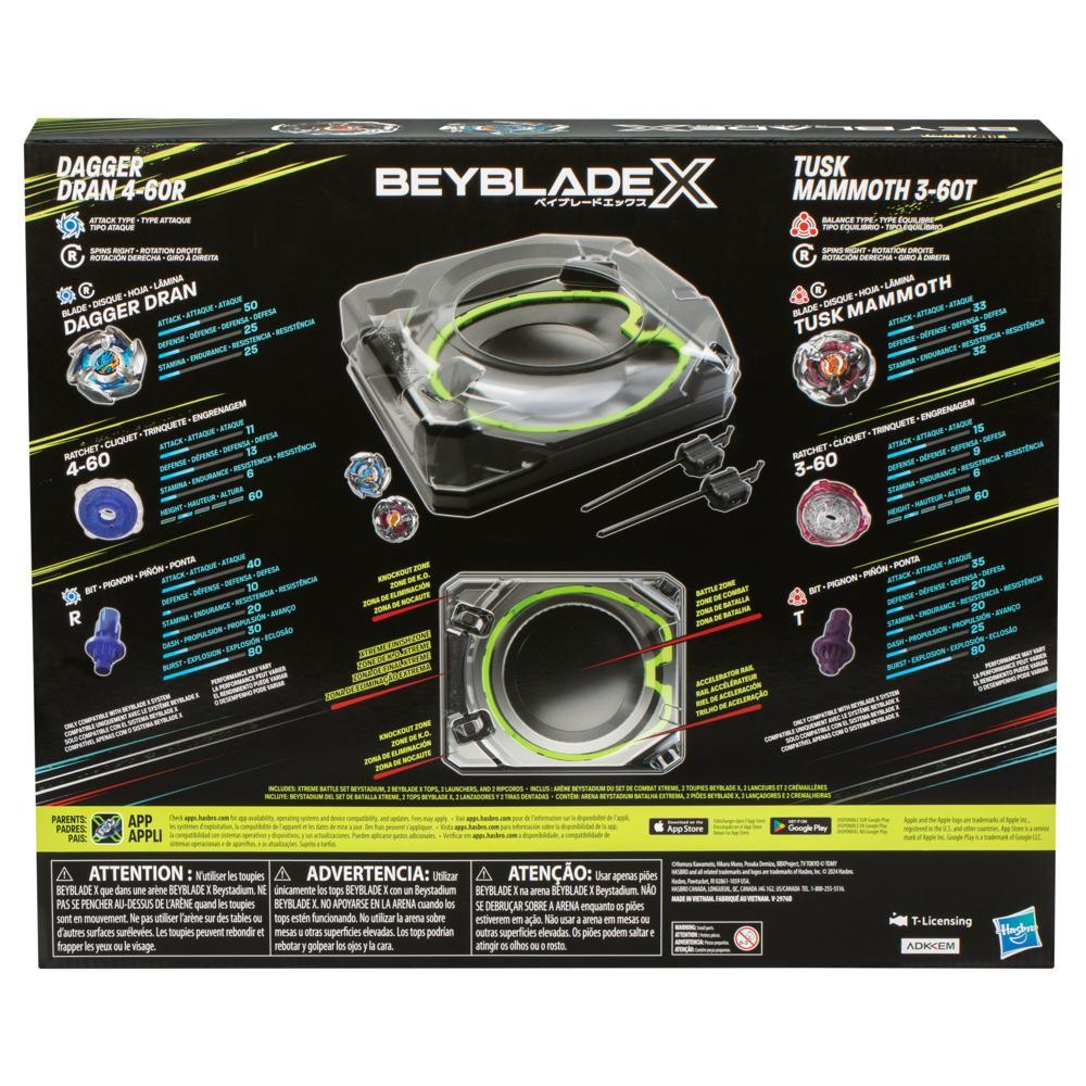 Beyblade X Xtreme Battle Set with Beystadium 2 Right-Spinning Top Toys and 2 Launchers - Image 8